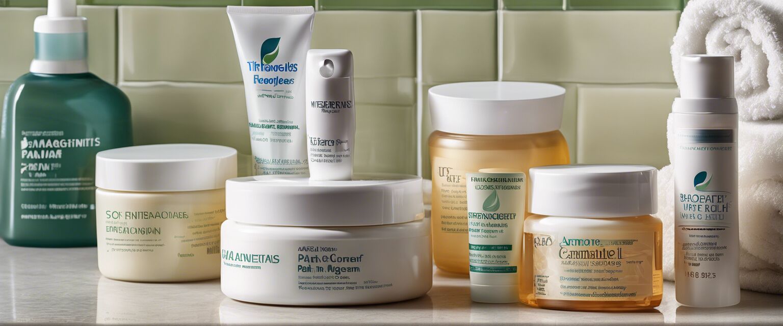 Pain relief creams and gels